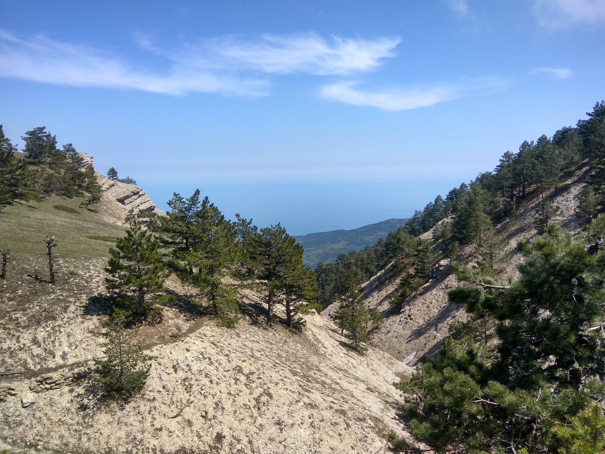 Crimea 2019. Day 10. Taraktash and a steep path - My, Crimea, Taraktash, Ai-Petri, Hike, The mountains, Sea, Mat, Longpost