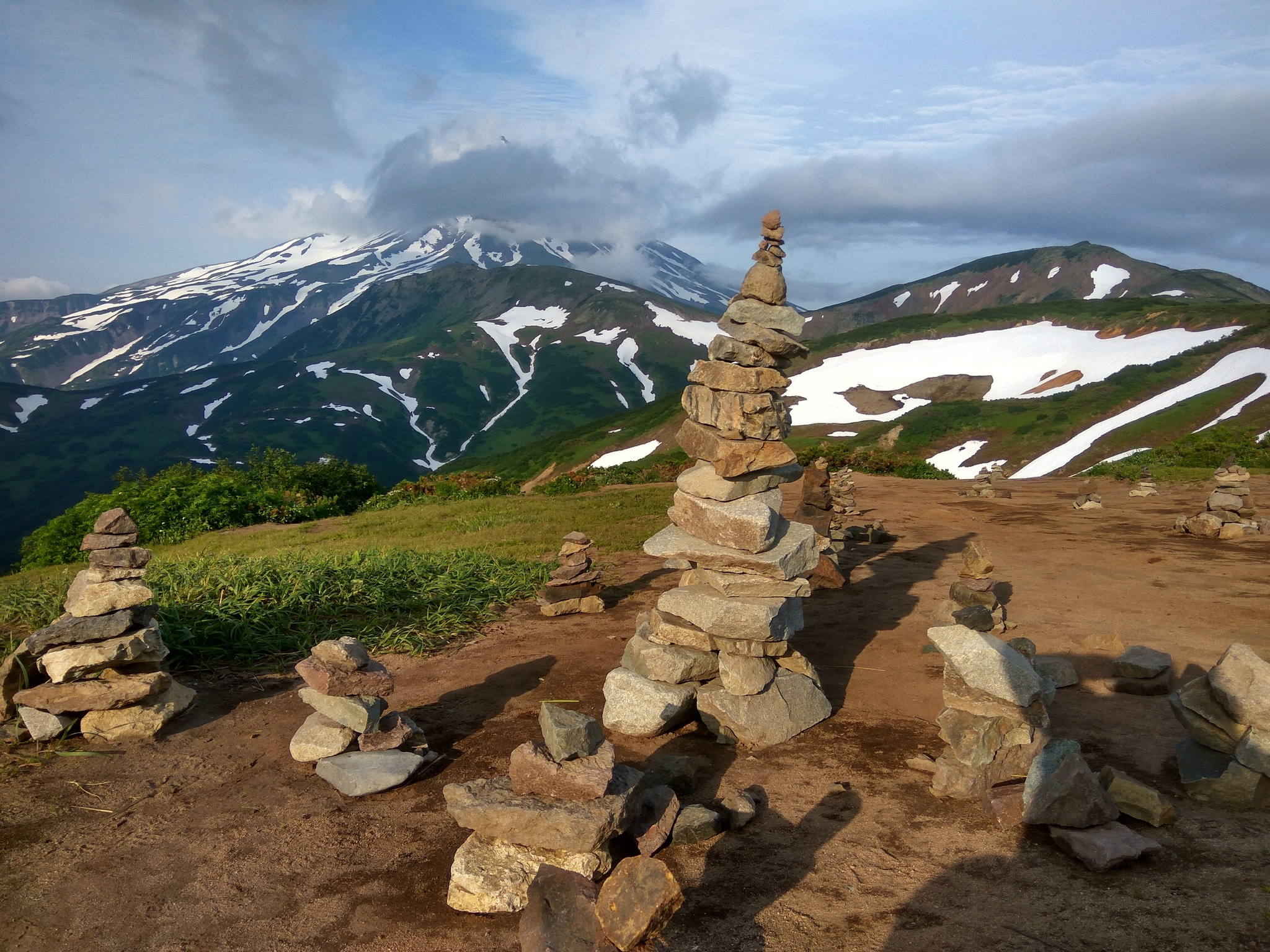 Kamchatka 2018. Day 1. Awareness - My, Travels, Kamchatka, The mountains, Volcanoes of Kamchatka, Volcano, Burned out, Hike, Tracking, The Bears, Adventures, Mat, Longpost