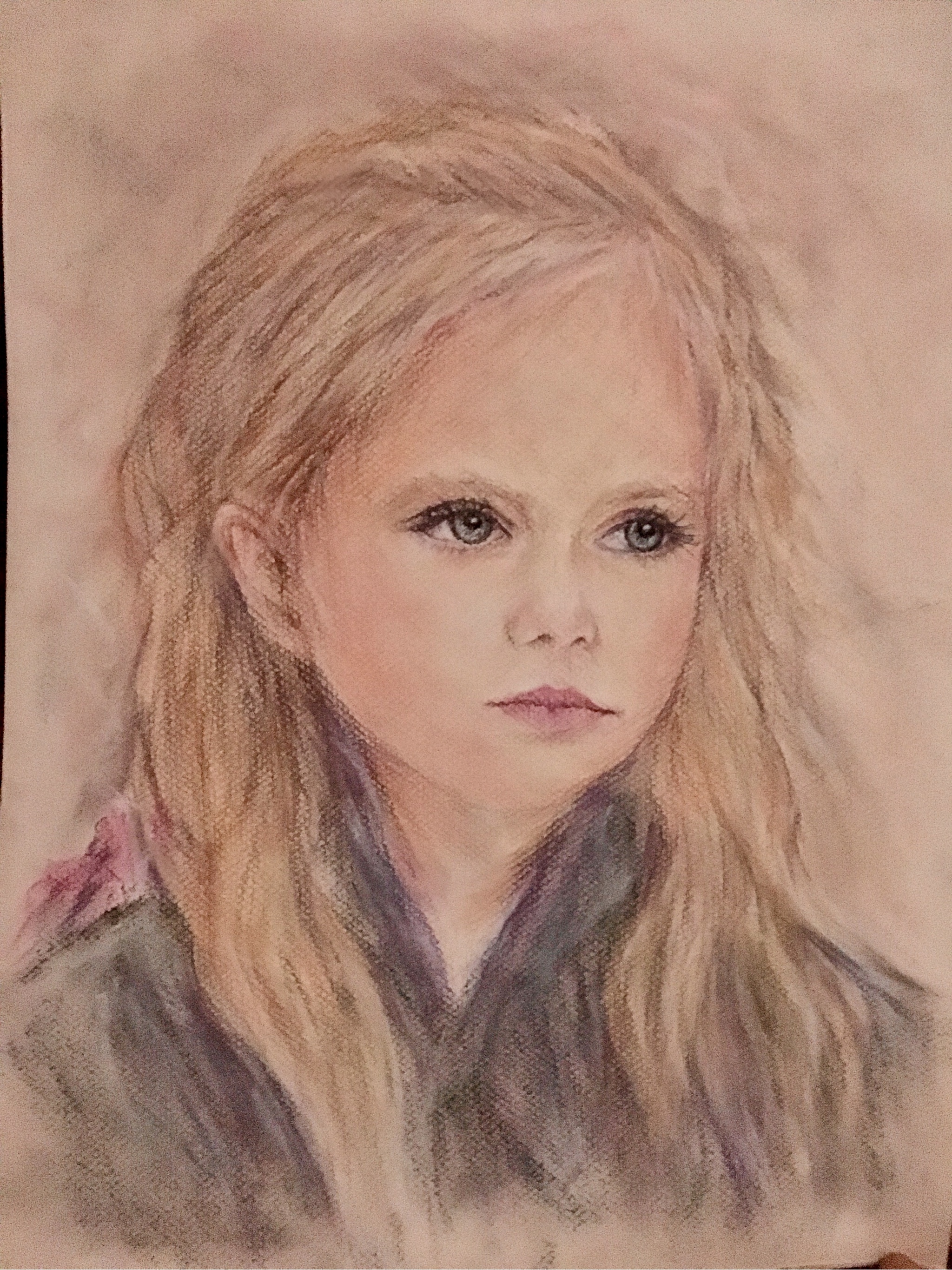 My works - My, Portrait, Drawing, Pastel, People, Longpost