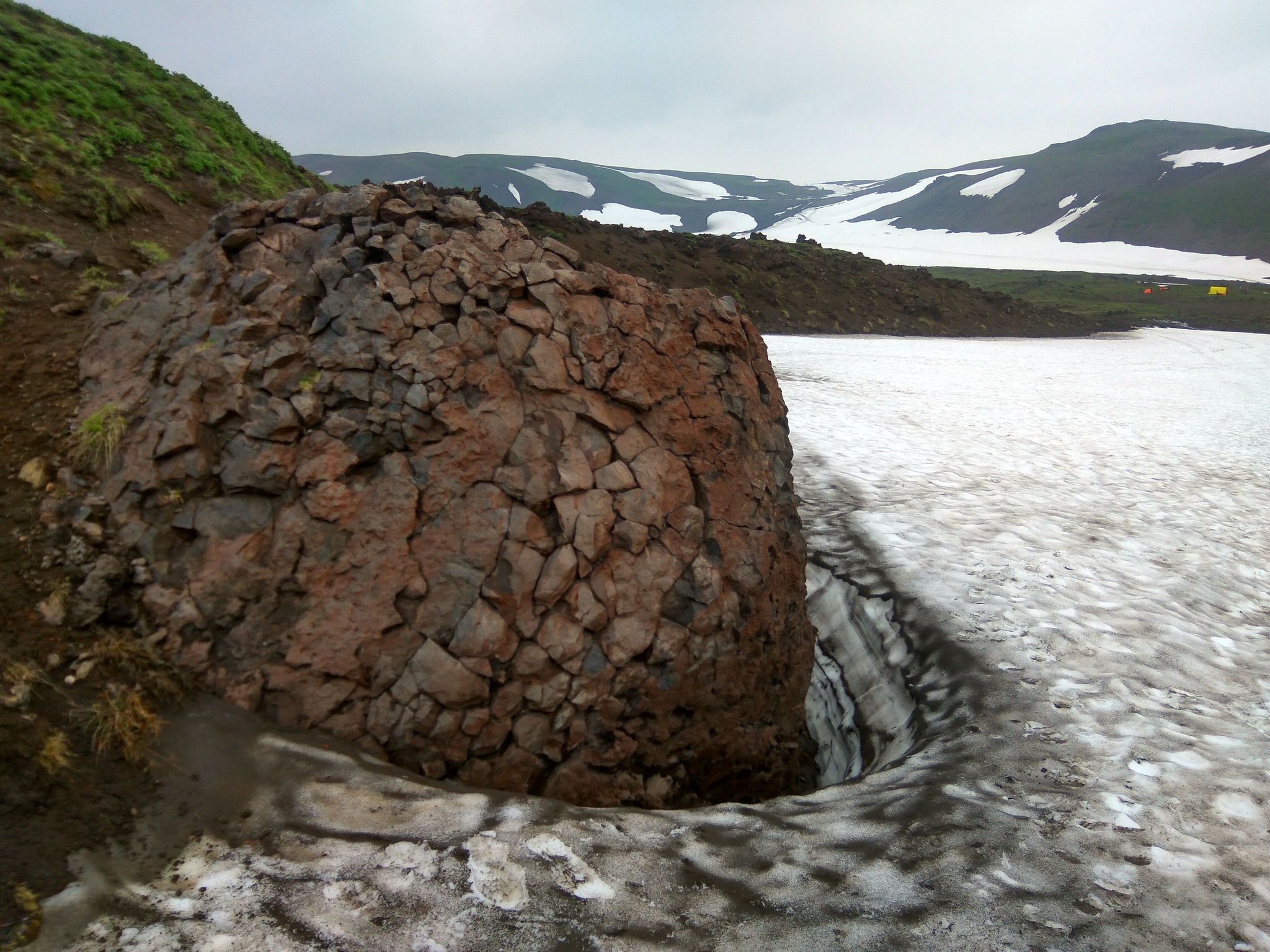 Kamchatka 2018. Day 3. Based on Tolkien - My, Travels, Kamchatka, The mountains, Volcanoes of Kamchatka, Volcano, Burned out, Hike, Tracking, The Bears, Adventures, Mat, Longpost