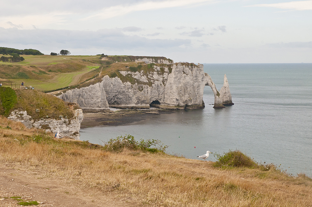 The alabaster shores of Etretat - My, Etretat, France, English Channel, Height, The rocks, Longpost