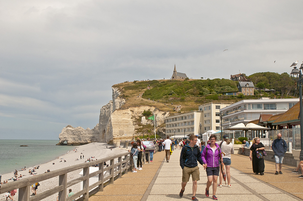 The alabaster shores of Etretat - My, Etretat, France, English Channel, Height, The rocks, Longpost