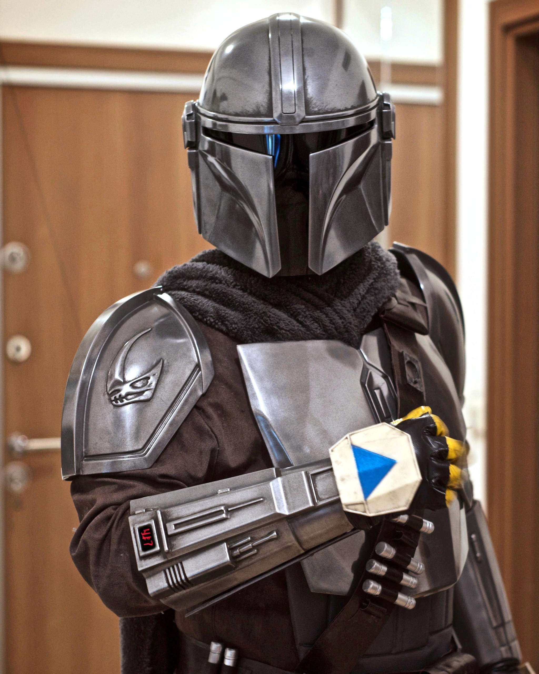 Cool cosplay from the series The Mandalorian - The photo, Costume, Cosplay, Star Wars, Mandalorian, Reddit, Longpost