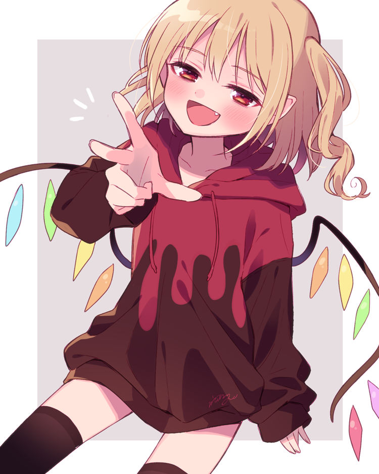 Hoodie Touhou - Anime, Anime art, Touhou, Hakurei Reimu, Kirisame marisa, Konpaku Youmu, Flandre scarlet, Rumia, Kishin sagume, Yakumo ran, Kawashiro nitori, Kicchou Yachie, Retota, Longpost