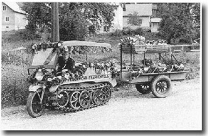 Modifications of the SdKfz 2 crawler motorcycle and its further evolution into the HK 102 Grosses Kettenkraftrad - My, Armament, Moto, Tractor, Wehrmacht, Development of, Military history, Military equipment, Longpost