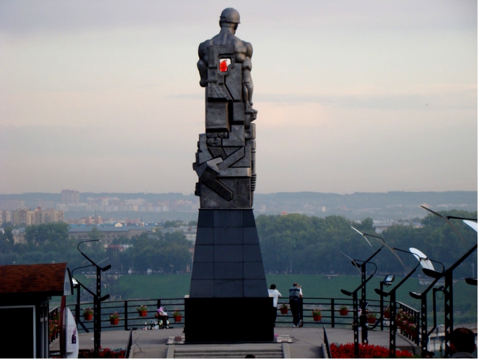 Memory of the miners - Sculpture, Miners, Monument, Ernst The Unknown, Kemerovo, Longpost