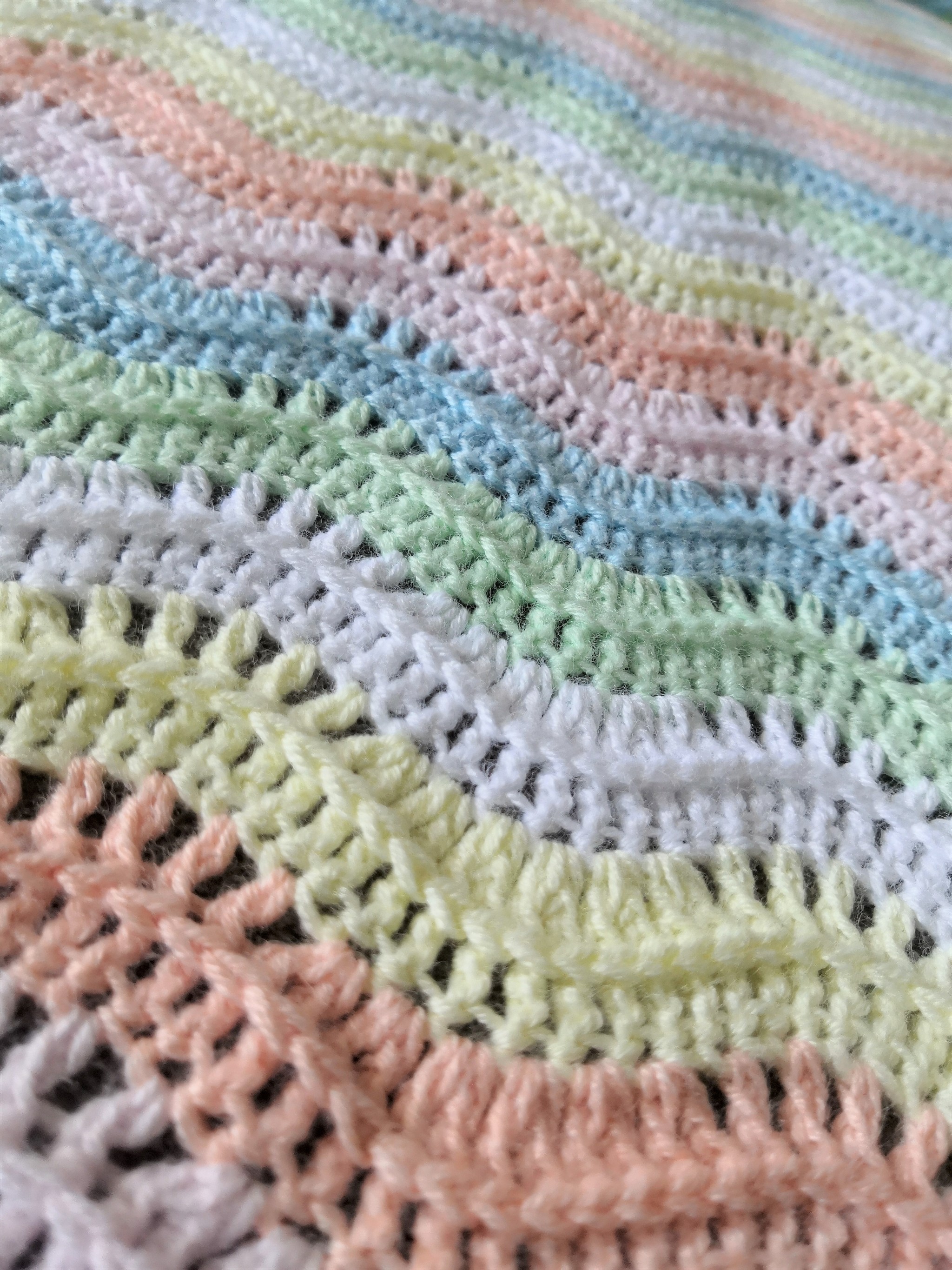 Children's blanket - My, Knitting, Crochet, Needlework without process, Longpost