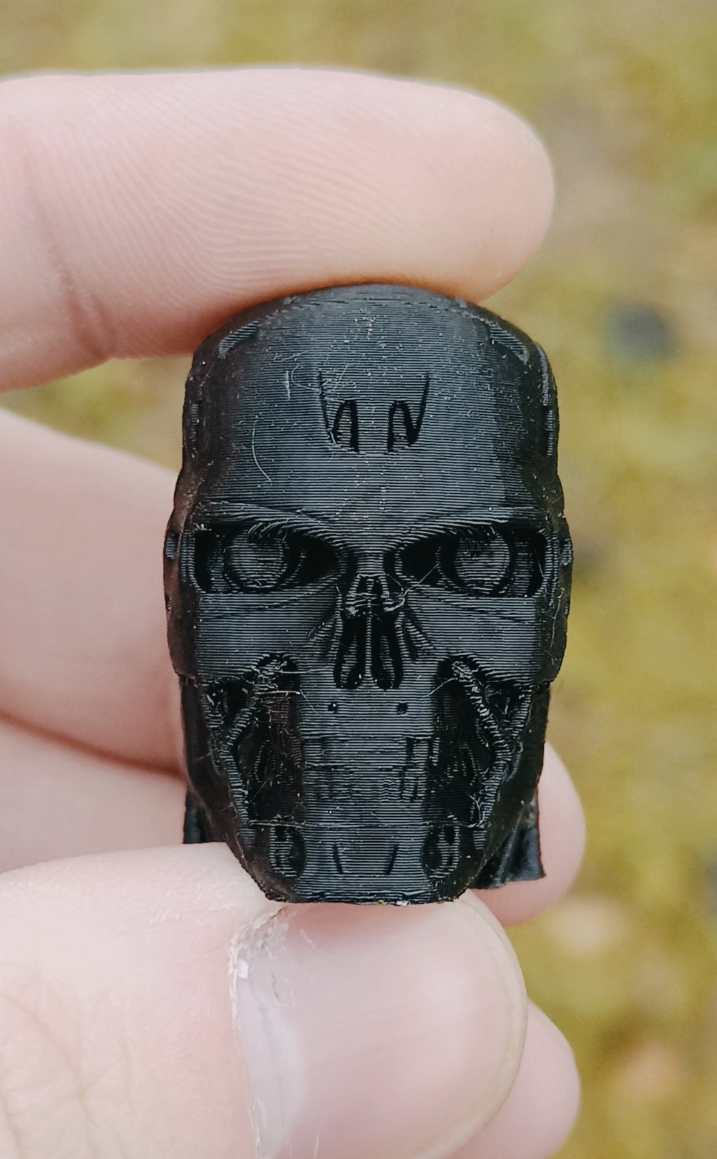 Terminator head - My, Terminator, 3D modeling, 3D printer, Crafts, Ender 3, Hobby, Enthusiasm, Longpost