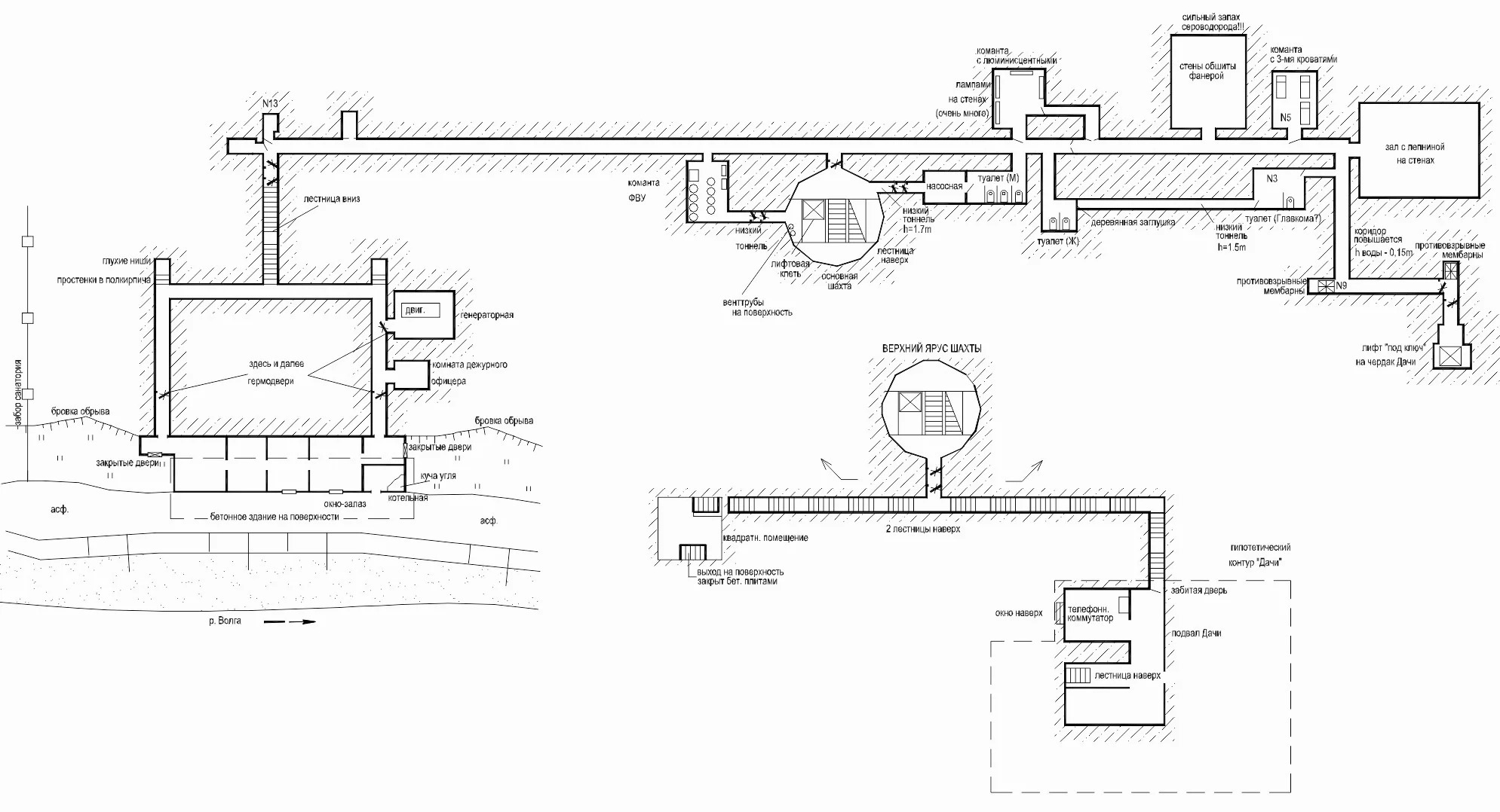 The secret of the Volga sanatorium. The Zhukov bunker, which had been flooded for many years, was pumped out - the state before the restoration began - My, Abandoned, Bunker, Samara, the USSR, Zhukov, Positive, Longpost