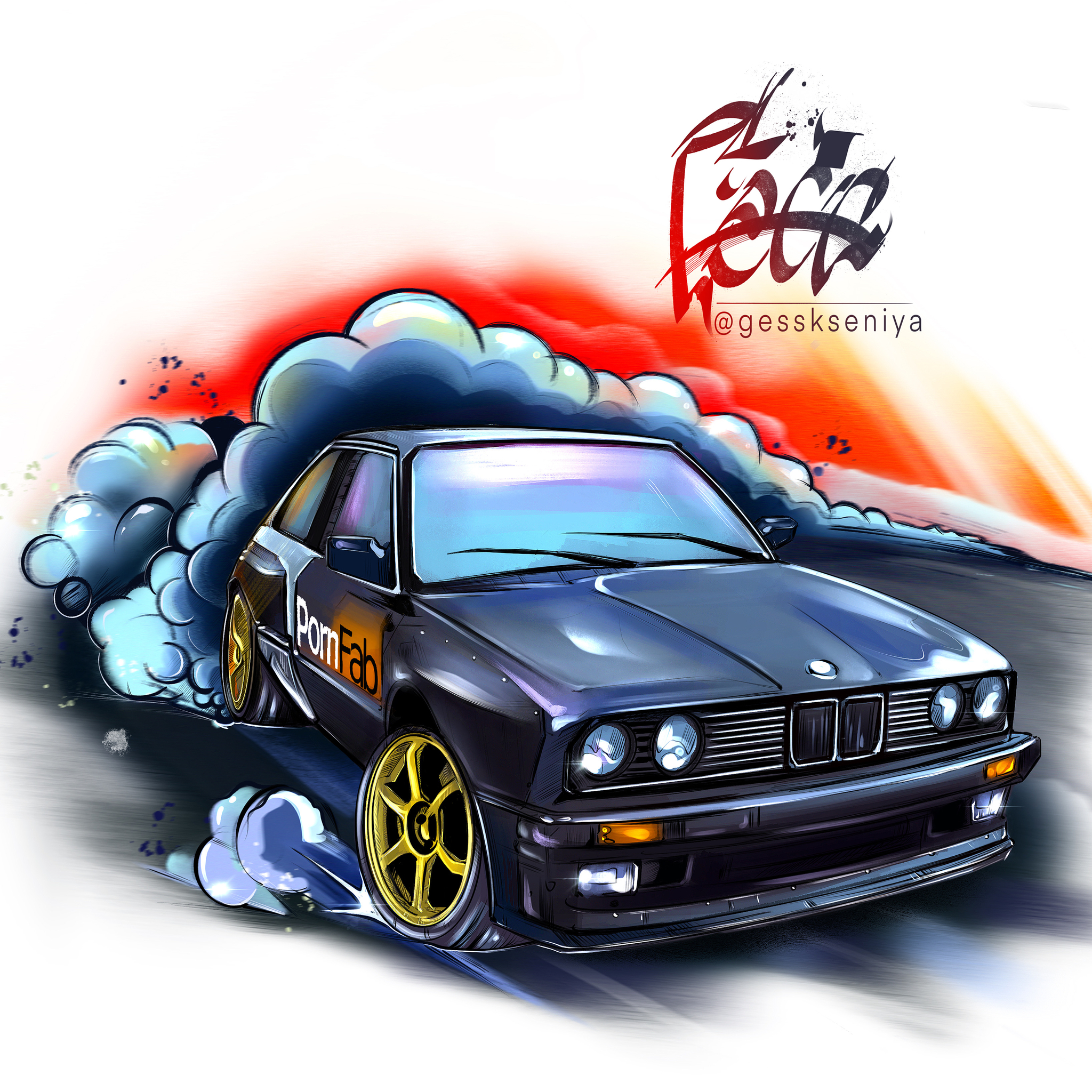 BMW e30 - Моё, Rds, BMW, Дрифт, Сочи, Авто, BMW e30