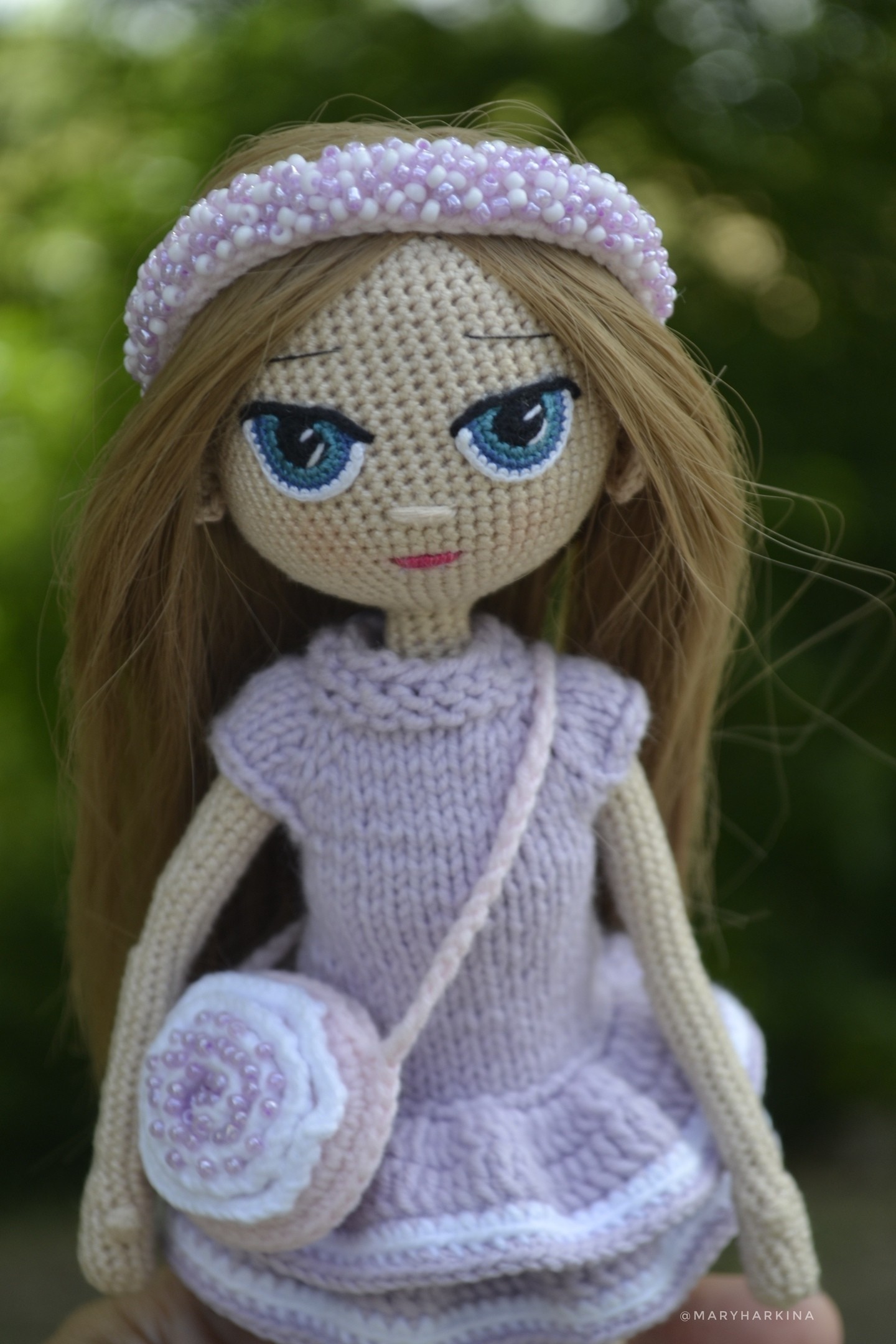 Handmade doll - My, Knitted toys, Doll, Needlework without process, Longpost