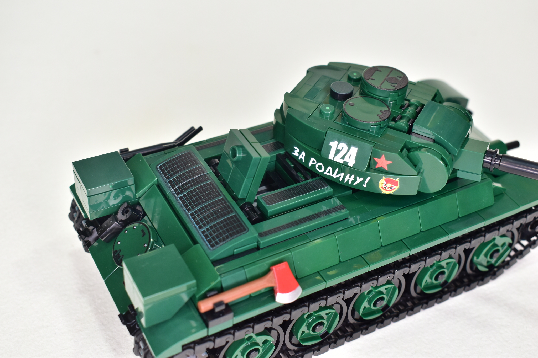 T-34/76 1943 from LEGO with stamped UZTM turret - My, Tanks, T-34, World of tanks, Lego, Longpost