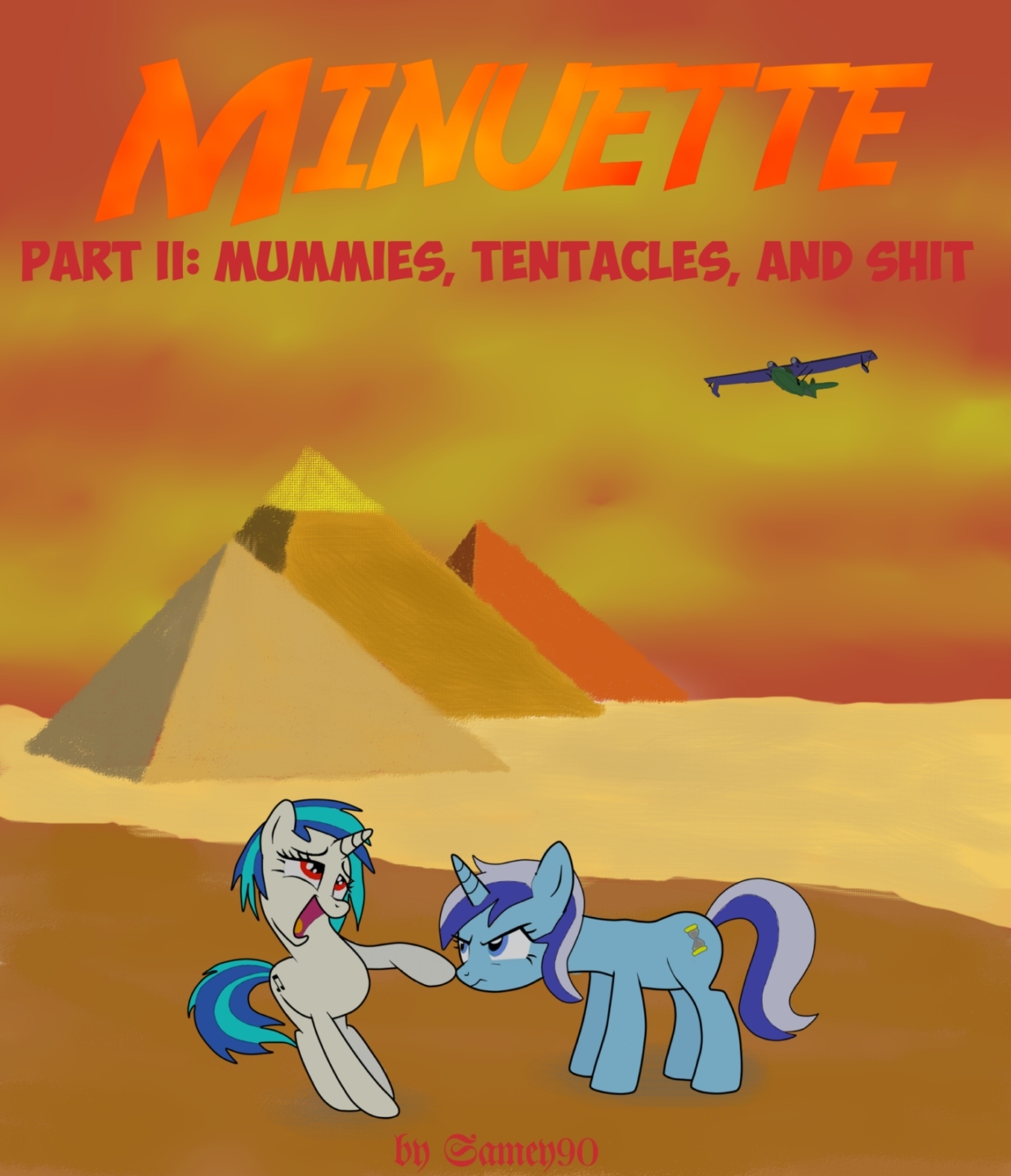 Дилогия о Менуэт - My Little Pony, Фанфик, Перевод, Черный юмор, Приключения, Vinyl Scratch, Trixie, Длиннопост, Minuette