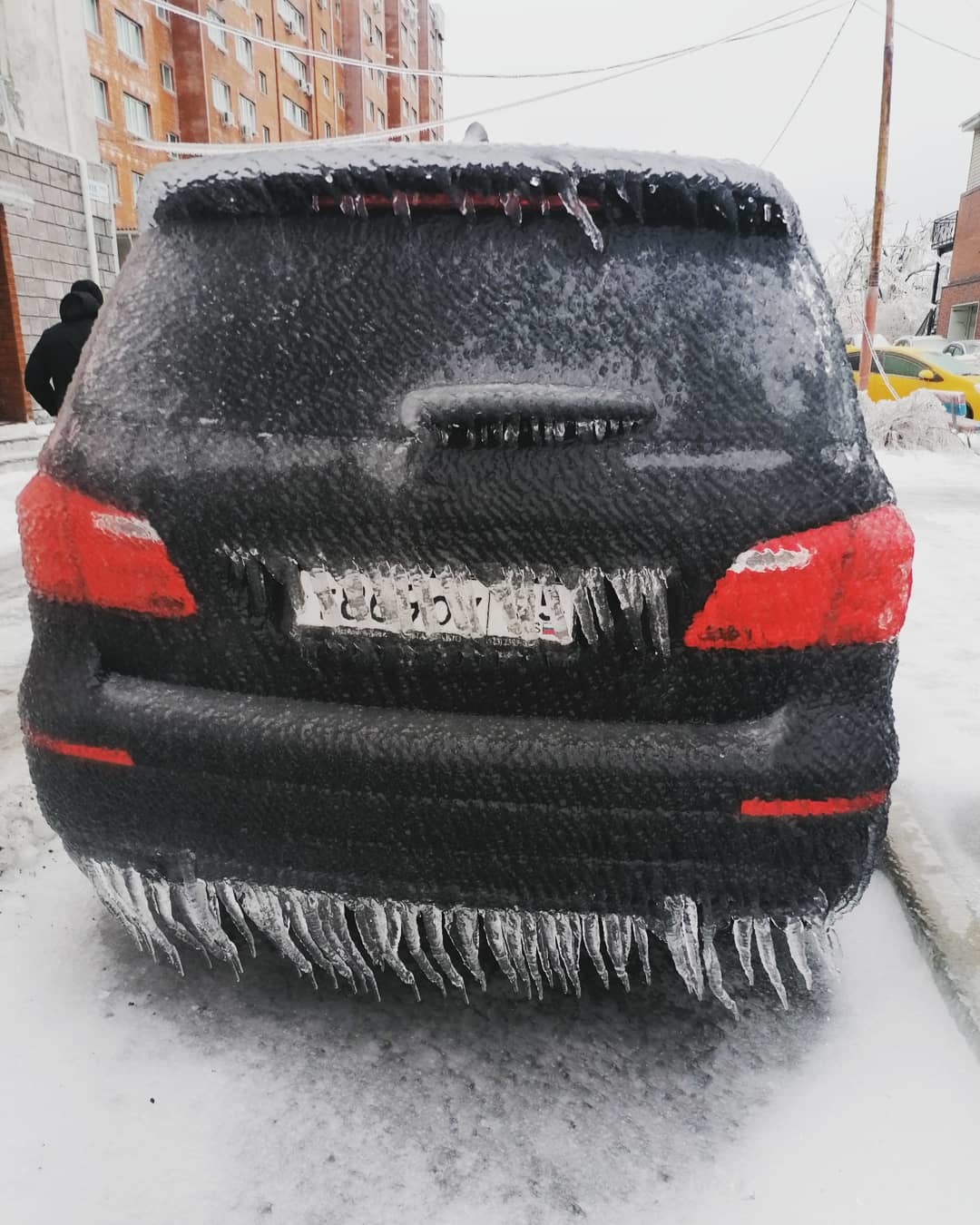 Icy Vladivostok - My, Vladivostok, Primorsky Krai, Blackout, Freezing rain