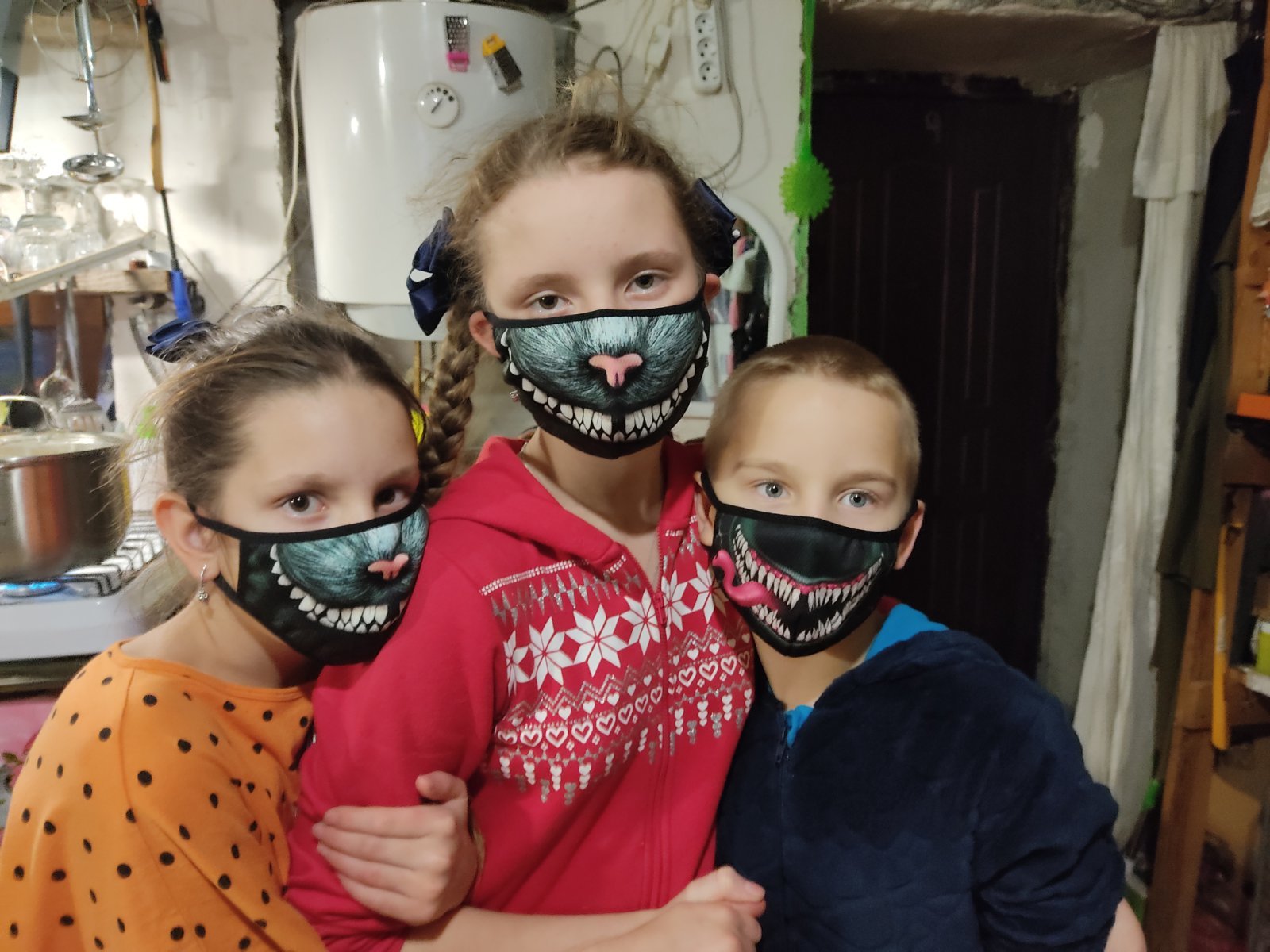 Pet's favorite monsters - My, Children, Mask