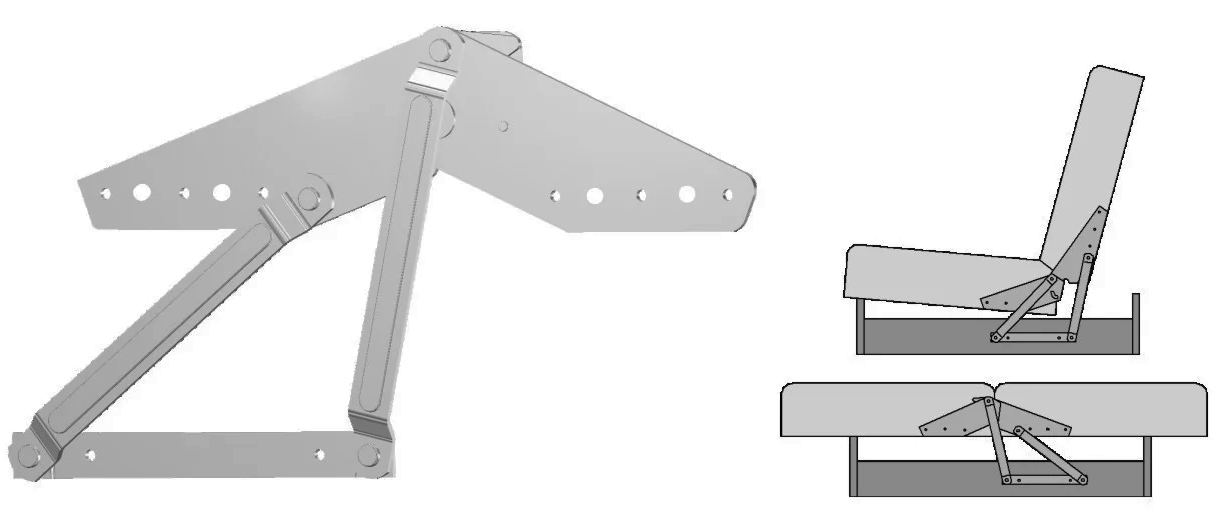 How does the transformation mechanism of the “Book” sofa work? - My, Sofa, Sofa troops, Choice, GIF, Longpost