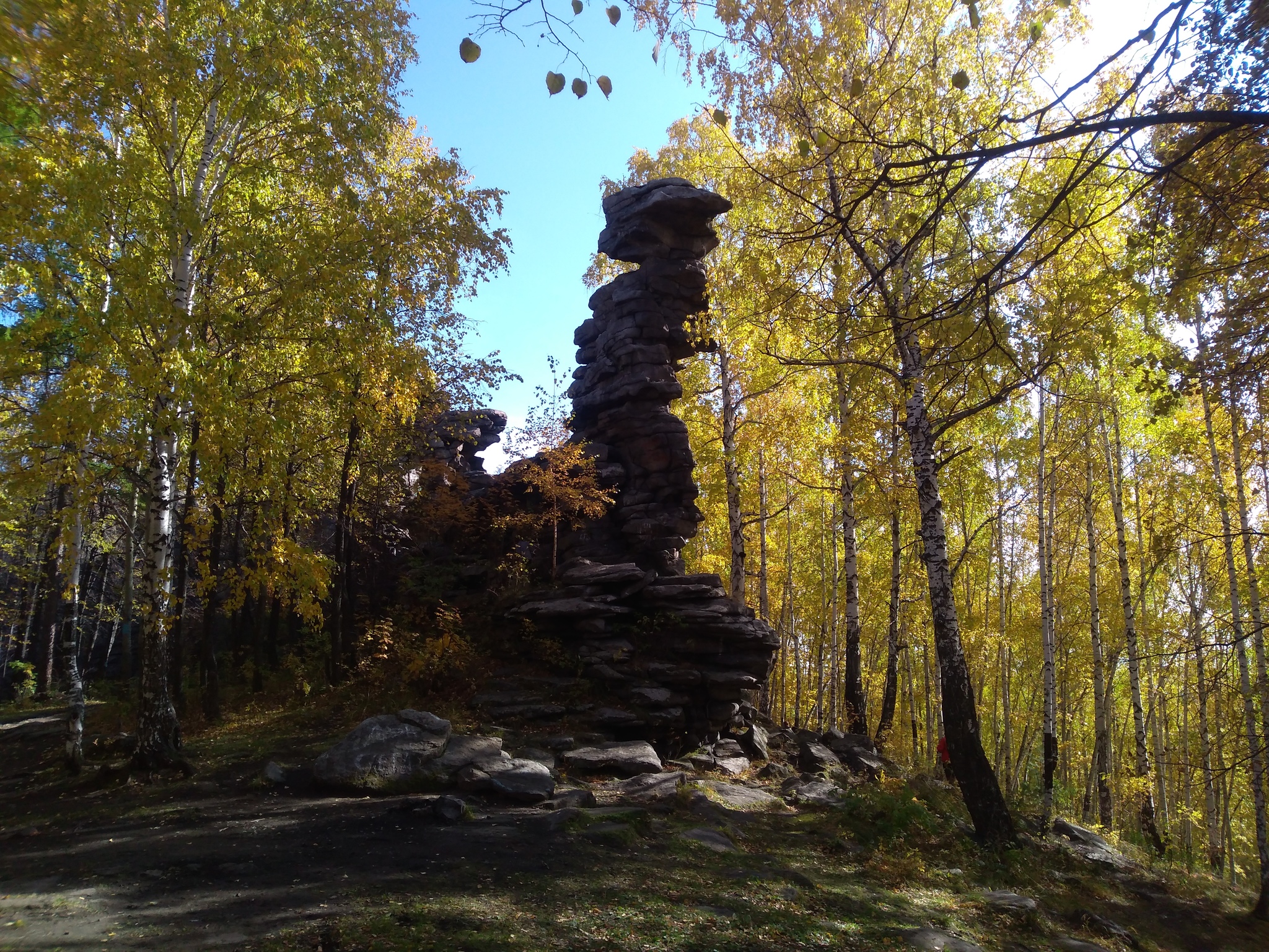 Rocks Seven Brothers and One Sister - My, Travels, Sverdlovsk region, Verkh-Neyvinsky, Yekaterinburg, Hike, Ural, Longpost