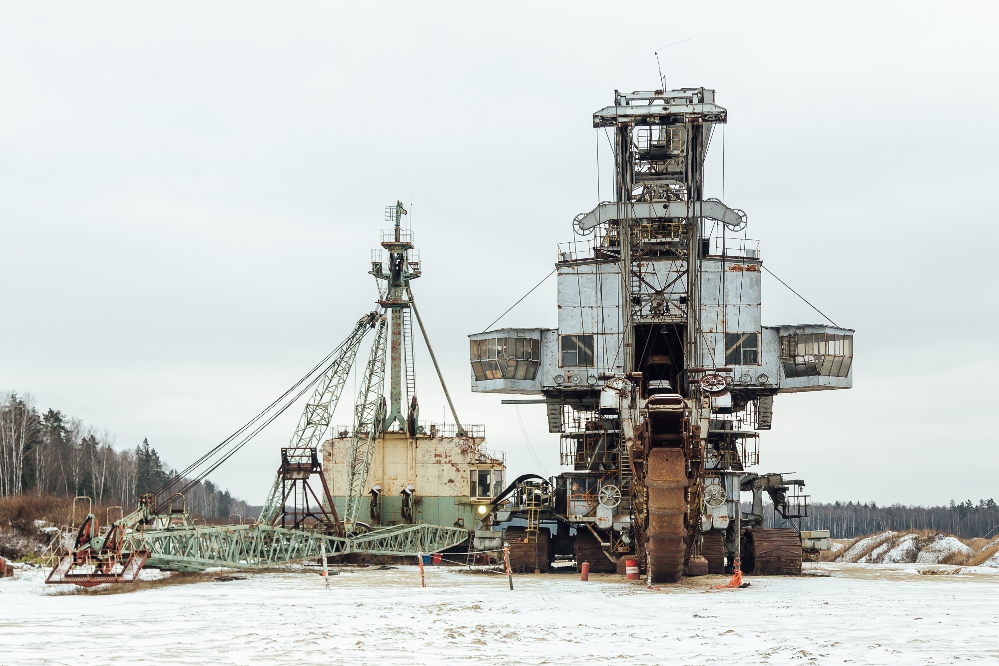 They are dismantling the one walking near Voskresensk, they will soon transport it to a new place, hurry up to see - Abzetzer, Voskresensk, Longpost, The photo