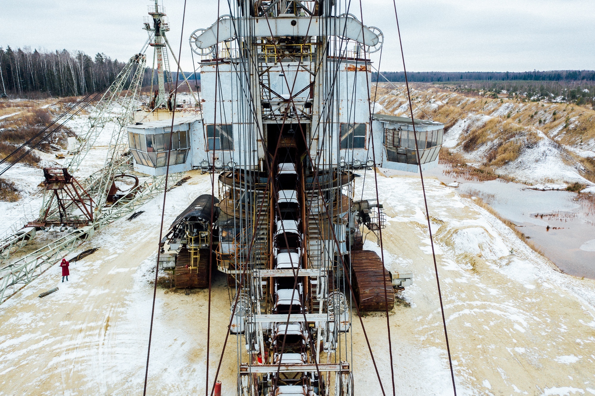 They are dismantling the one walking near Voskresensk, they will soon transport it to a new place, hurry up to see - Abzetzer, Voskresensk, Longpost, The photo