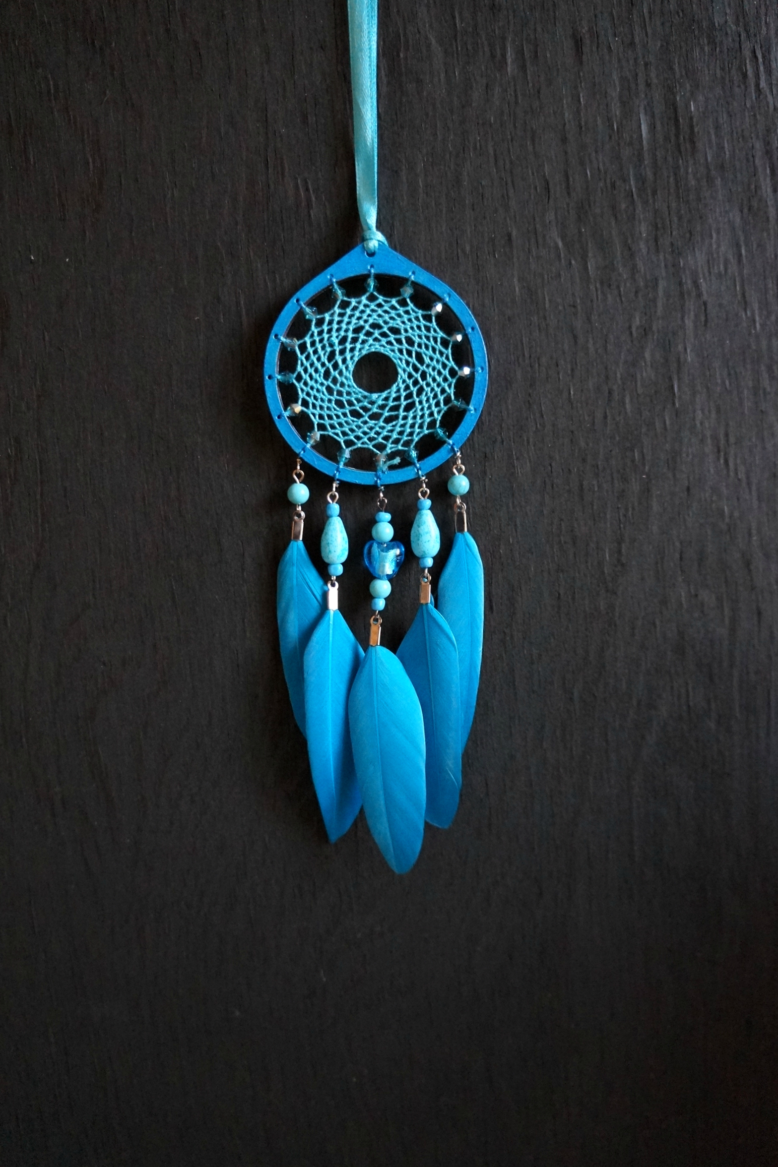 When winter lacks bright colors - My, Needlework without process, Dreamcatcher, Handmade, Longpost