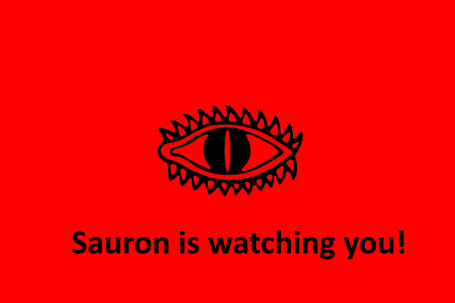 He's not your Sauron - My, Lord of the Rings, Sauron, Books, Eye of Sauron, Mat, Longpost