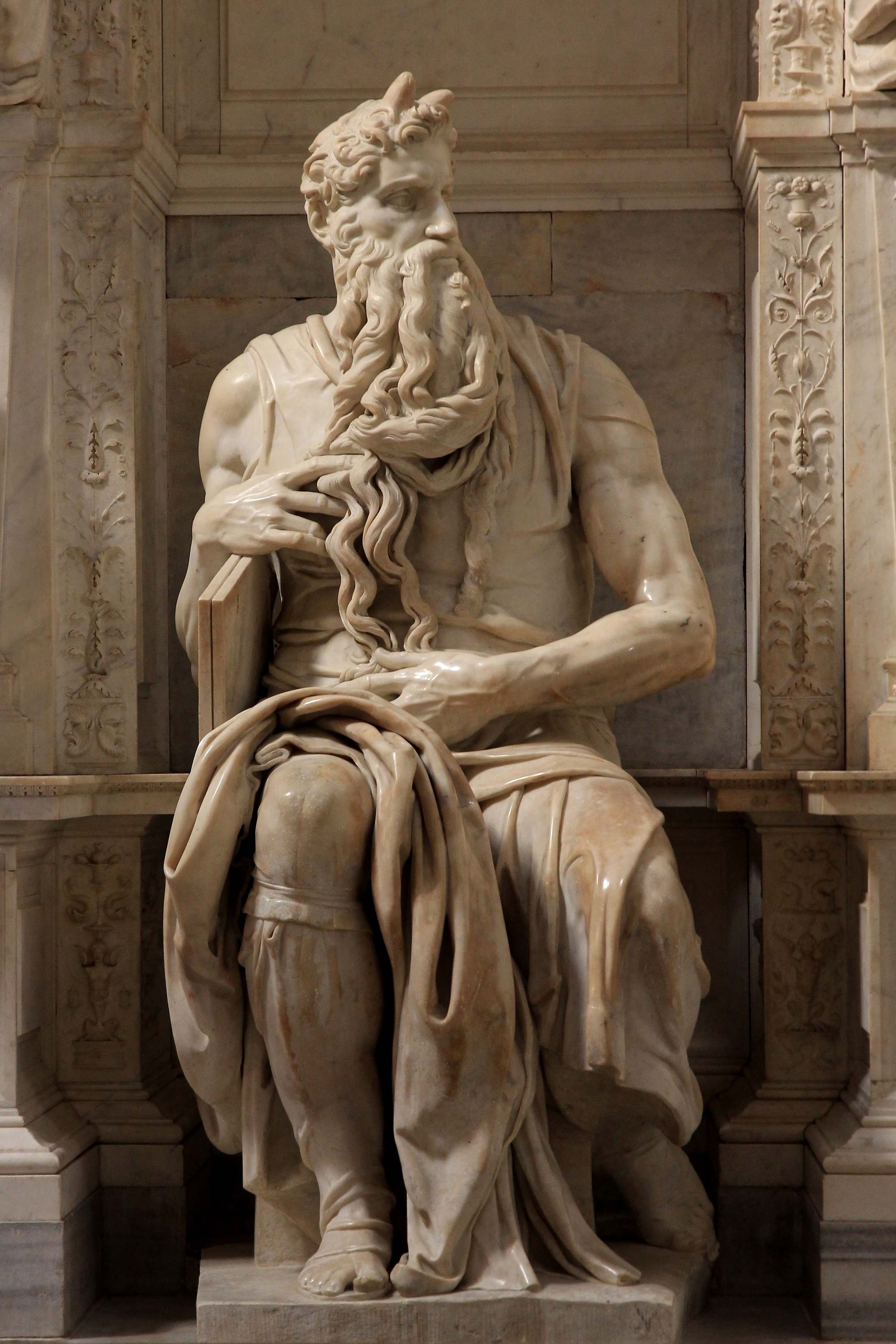 Detail - Sculpture, Muscle, Moses, Michelangelo, Longpost