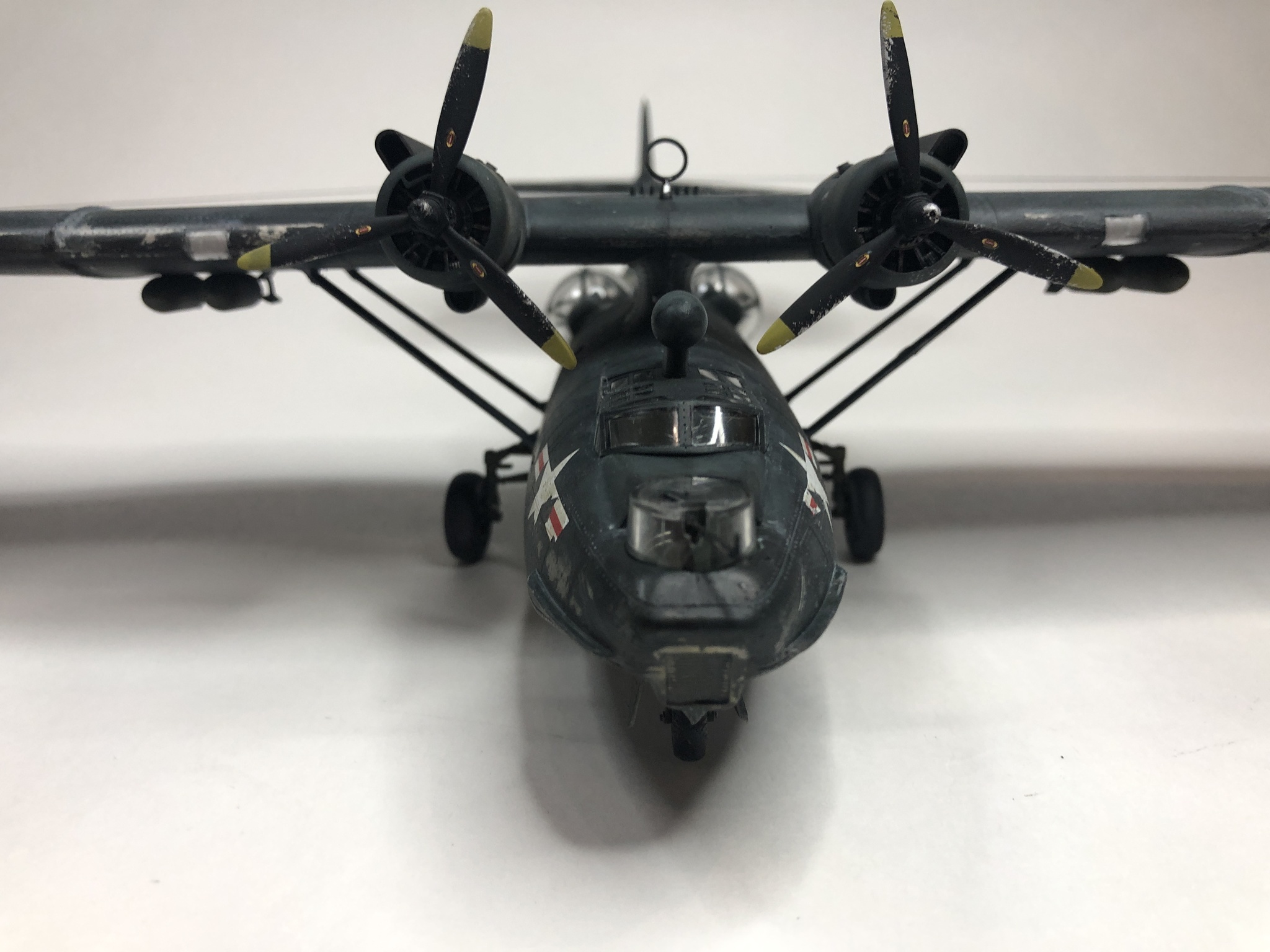 Revell PBY-5A Catalina in 1/72 scale - My, Aviation, Airbrush, Revell, Stand modeling, Longpost