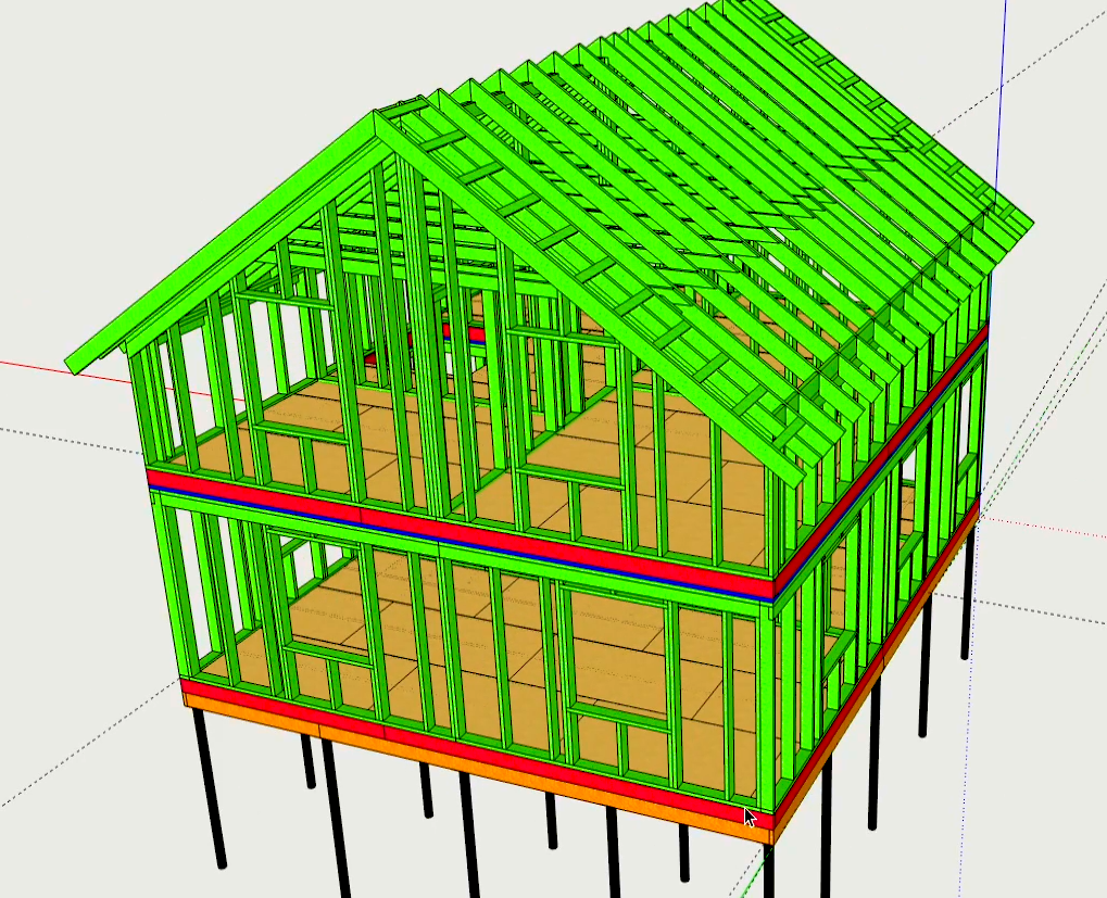 Строительство дома из металлического каркаса (ЛСТК)
