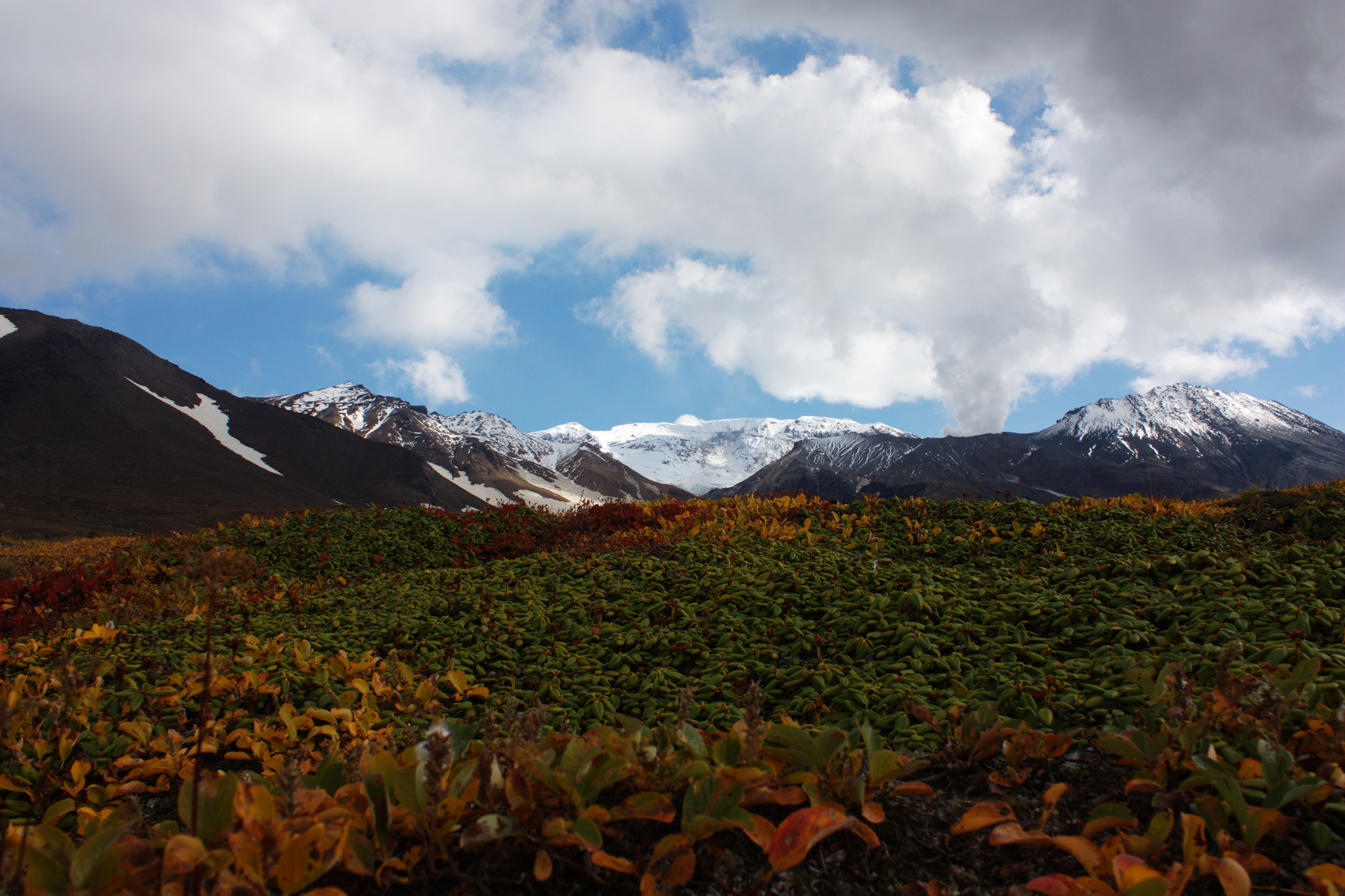 Attractive North - Volcanoes of Kamchatka - My, The photo, Nature, The mountains, Volcano, Autumn, Kamchatka, Volcanoes of Kamchatka, Longpost