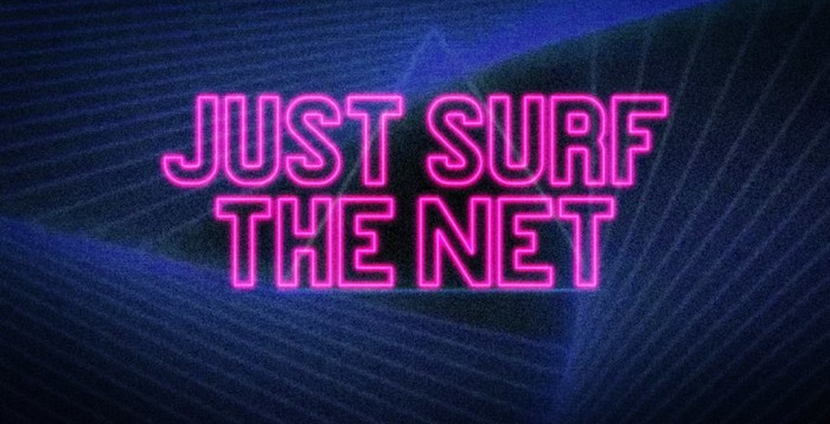 She surf the internet