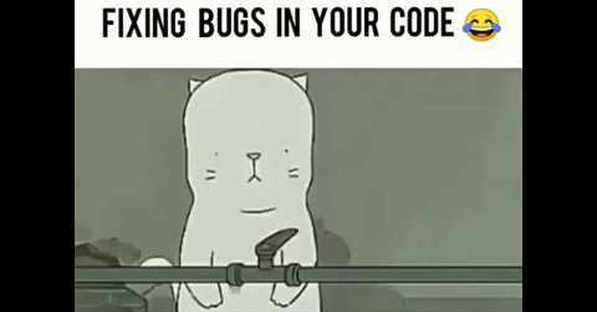 Minor improvements and bug fixes. Мем fixing bugs. фикс багов. баги в коде. баг мем.