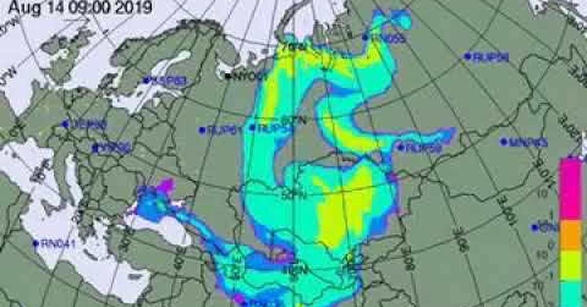 Радиационный мониторинг карта