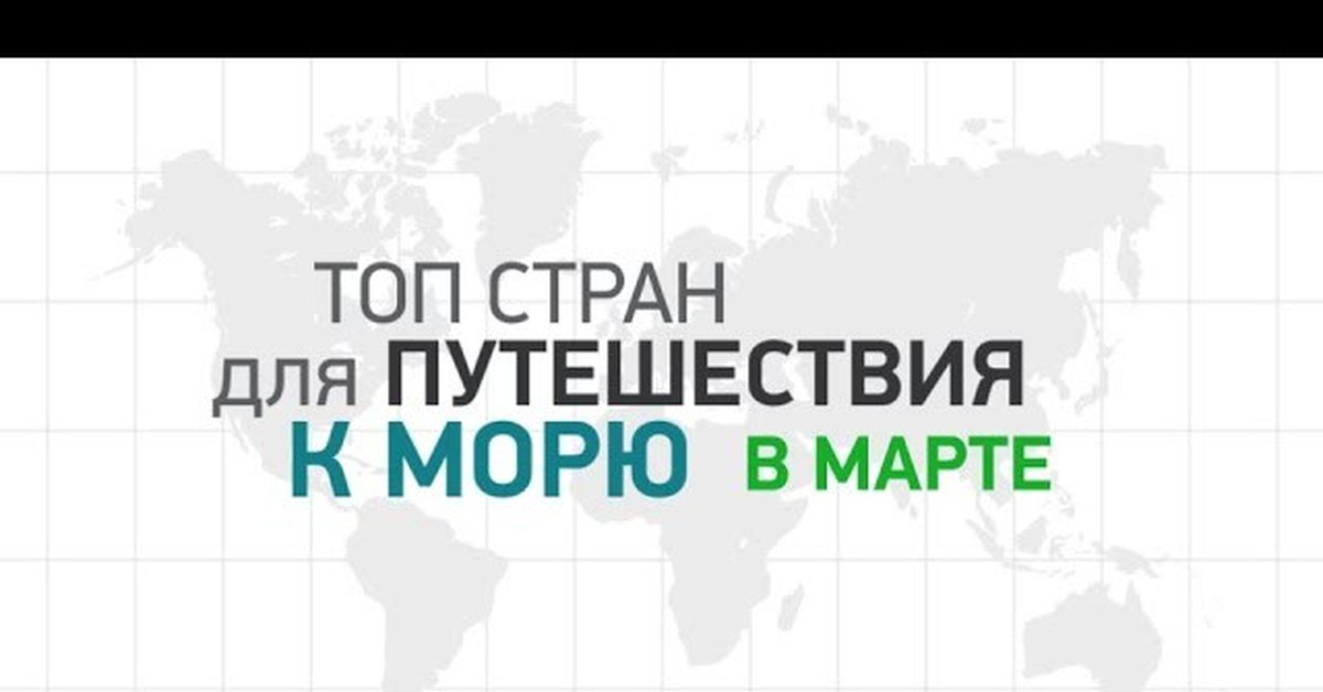 Топ стран для путешествий.
