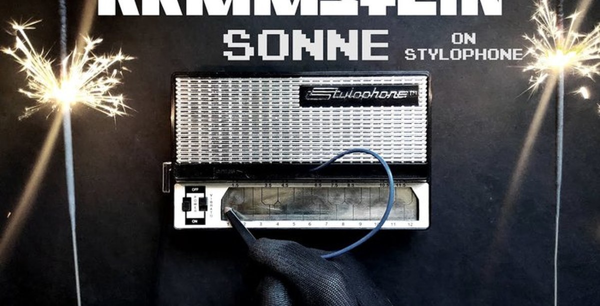 Sonne speed up. Sonne обложка. Сонне рамштайн обложка. Stylophone Ноты. Rammstein Sonne Vinyl обложка.